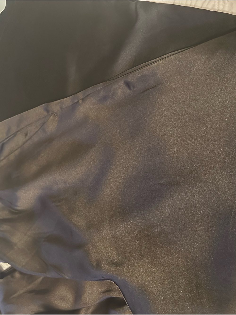 Wide-Leg Satin Pants set in Chocolate Brown - Picture 5 of 6